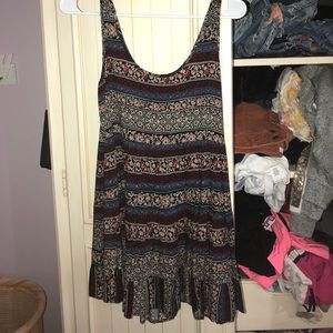 interesting patterned dress